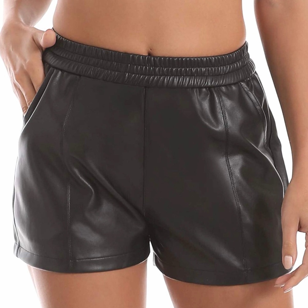 Everbellus Leather Shorts